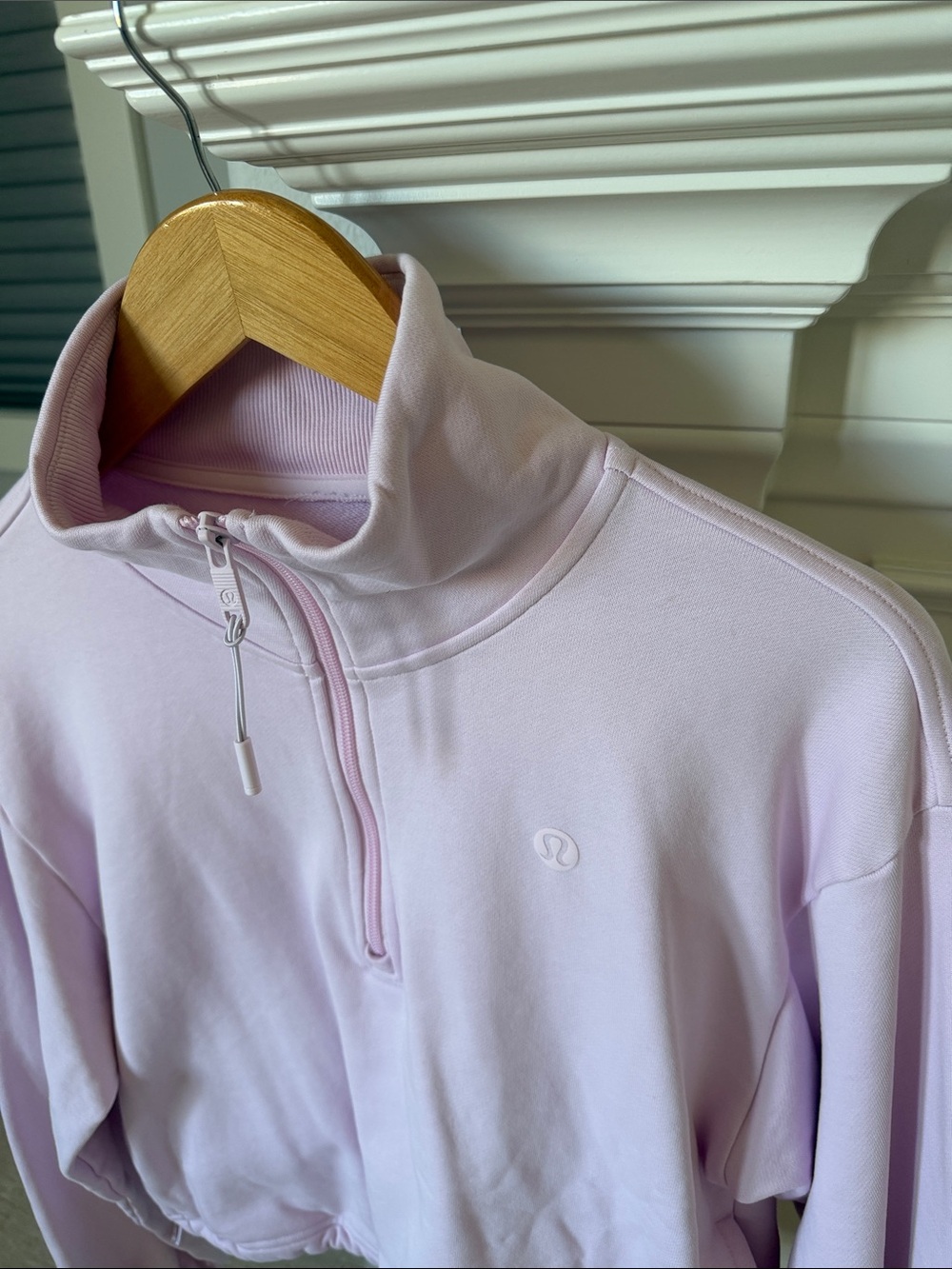 Lululemon Cotton Terry Pullover half zip - Picture 3 of 5